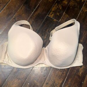 Cacique nude 42DDD lightly lined Balconette full figure bra